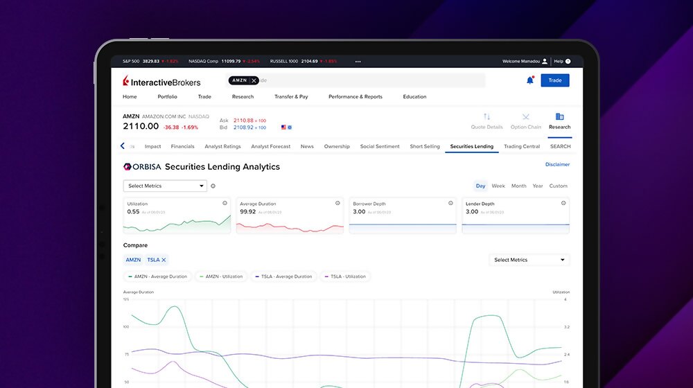 Securities Lending Dashboard